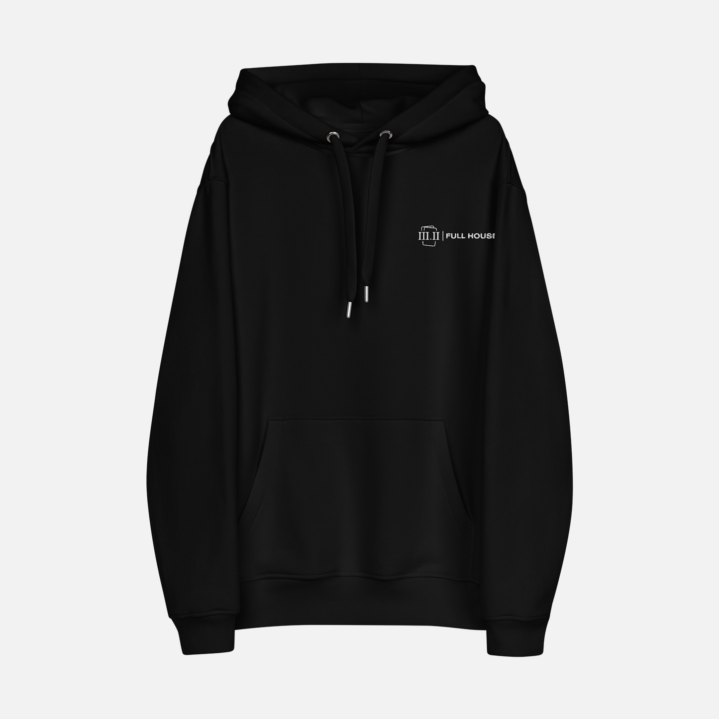 Jack of Clubs - Hoodie Black / White