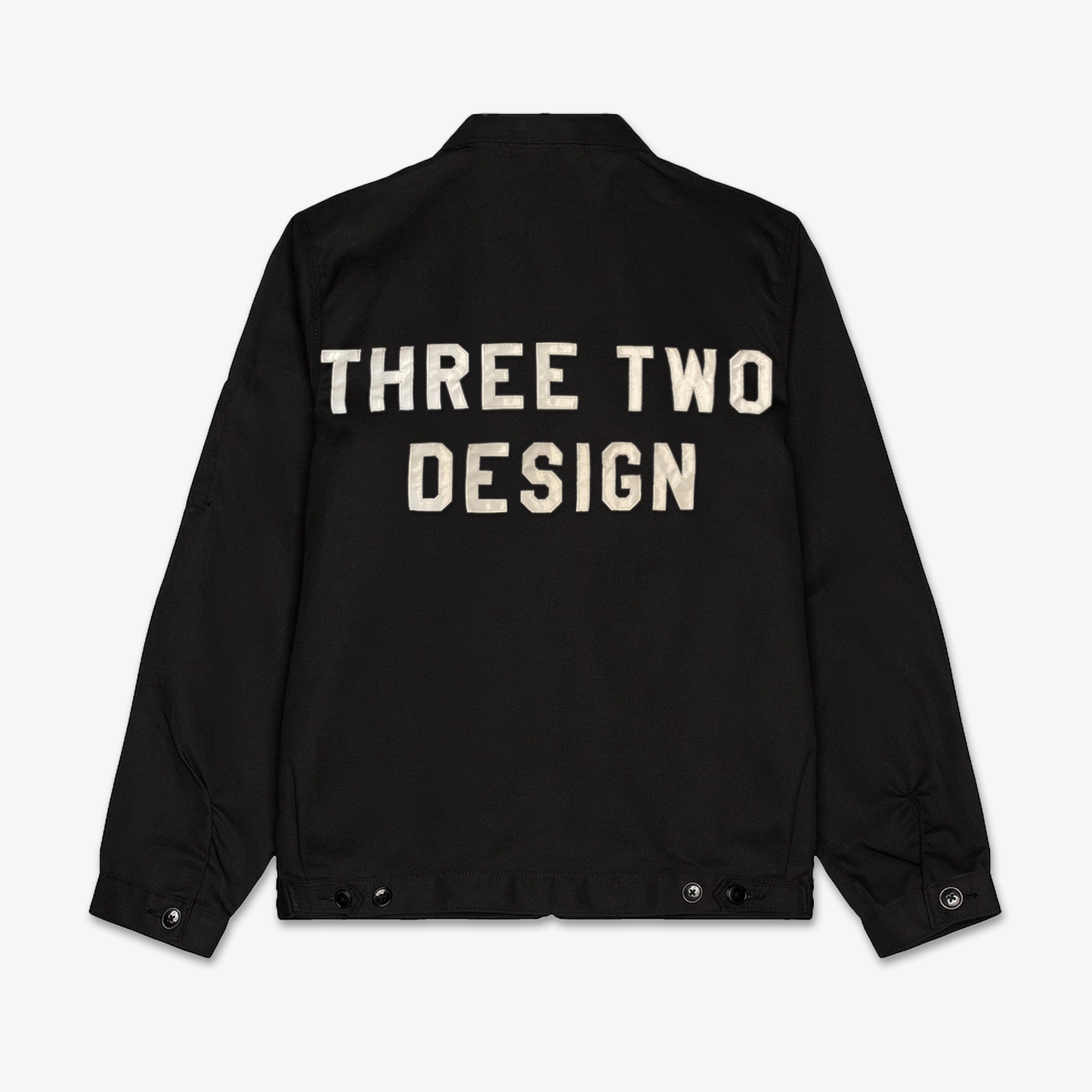 Three Two X Dickies Worker "Design Team" Jacket - Black/White