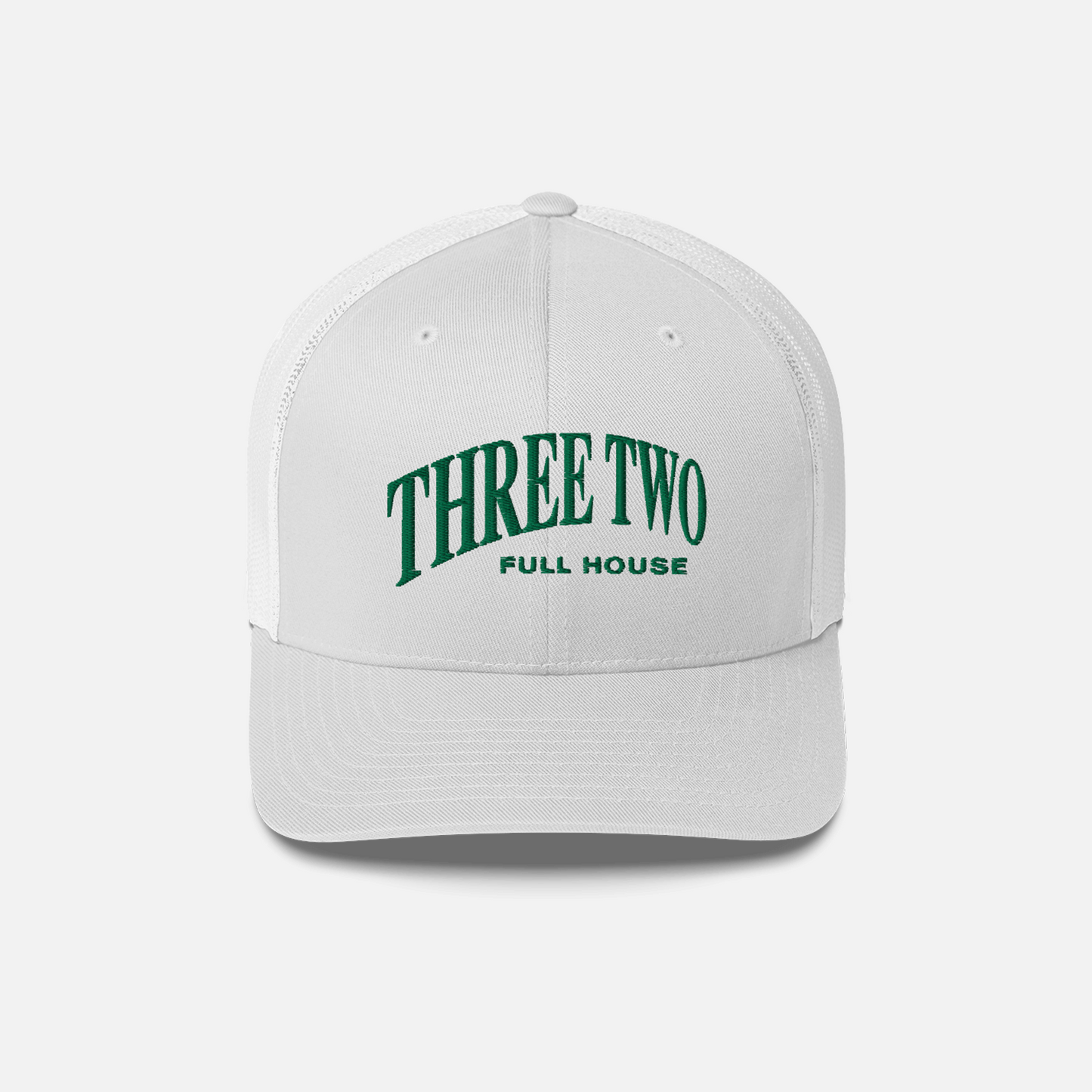 Full House - All White Trucker Hat