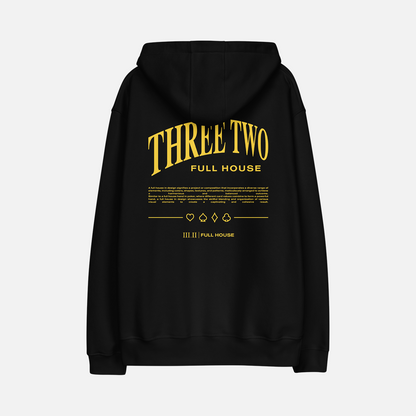 Three Two - Full House Collection Hoodie - Black / Yellow