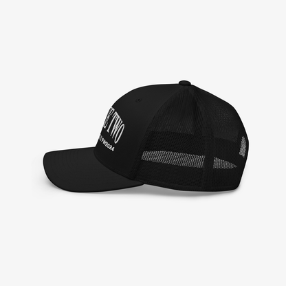 Three Two FW2024 Trucker Hat - Black/White