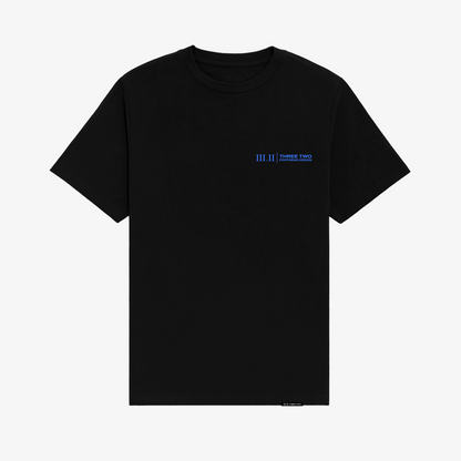 COURT LOW FOOTWEAR DESIGN T-SHIRT : Black/Blue