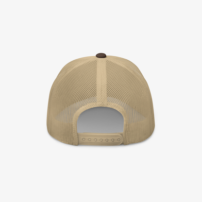 Three Two FW2024 Trucker Hat - Brown/Tan/Yellow