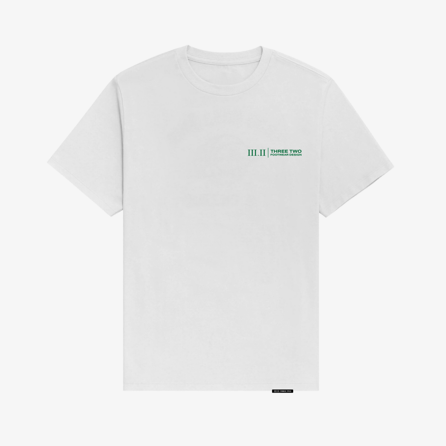 COURT LOW FOOTWEAR DESIGN T-SHIRT : White/Green