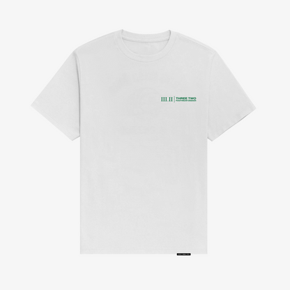 COURT LOW FOOTWEAR DESIGN T-SHIRT : White/Green