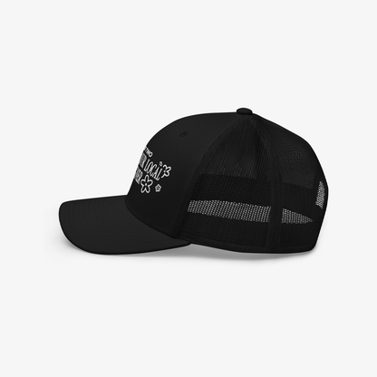 Three Two Support Your Local Designer Trucker Hat - Black/White