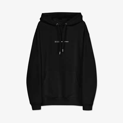 Three Two Support Your Local Designer Hoodie - Black/White