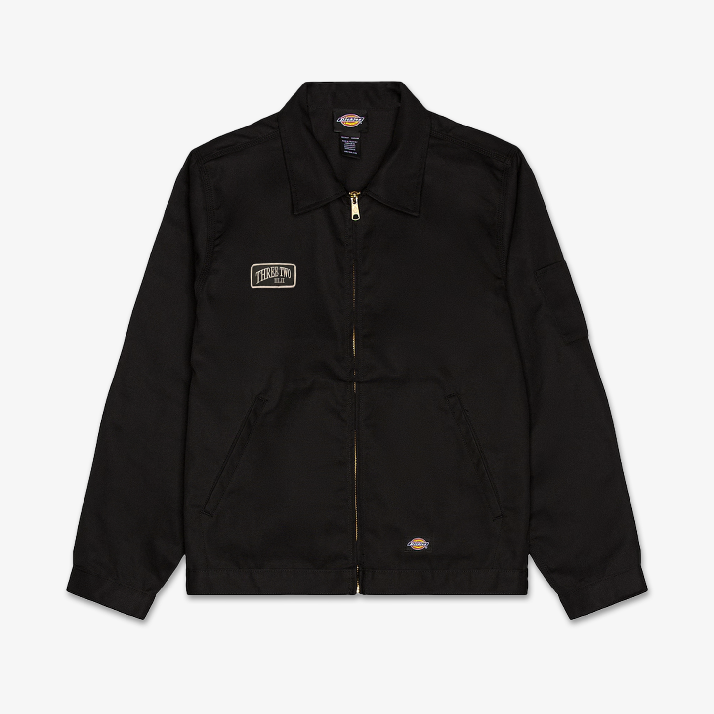 Three Two X Dickies Worker "Design Team" Jacket  - Black/White